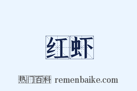 红虾是什么意思的图片